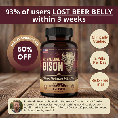 Primal American Bison Testosterone Booster