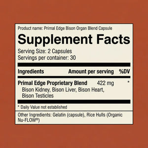 Primal American Bison Testosterone Booster
