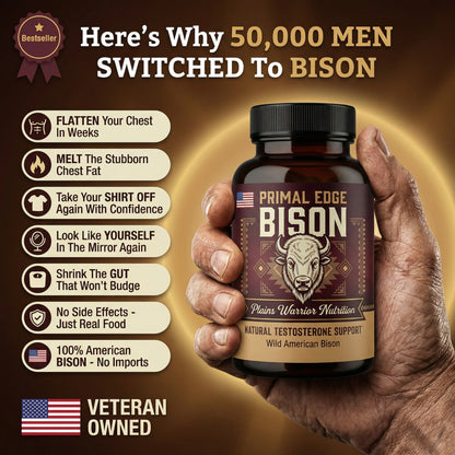 Primal American Bison Testosterone Booster