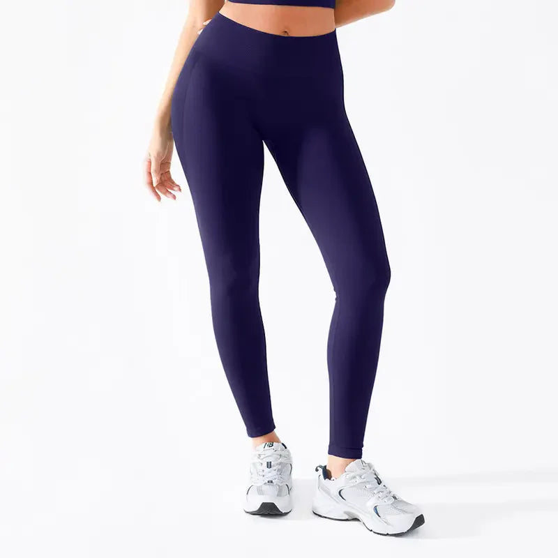 No Front Seam High Waisted Leggings for Women, Tummy Control Butt Lifting, Stretchy Yoga Gym Pilates Pants