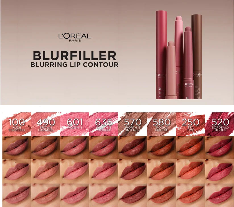 🔥Final 3 hours 60% off:Groviapure™ Blurfiller Blurring Lip Contour，Buildable Formula,Line, Define, Contour