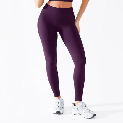 No Front Seam High Waisted Leggings for Women, Tummy Control Butt Lifting, Stretchy Yoga Gym Pilates Pants