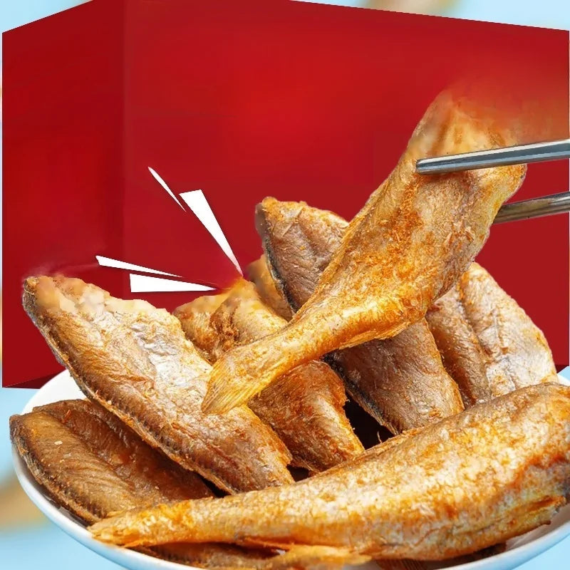 High-protein ready-to-eat deep-sea fish crisps